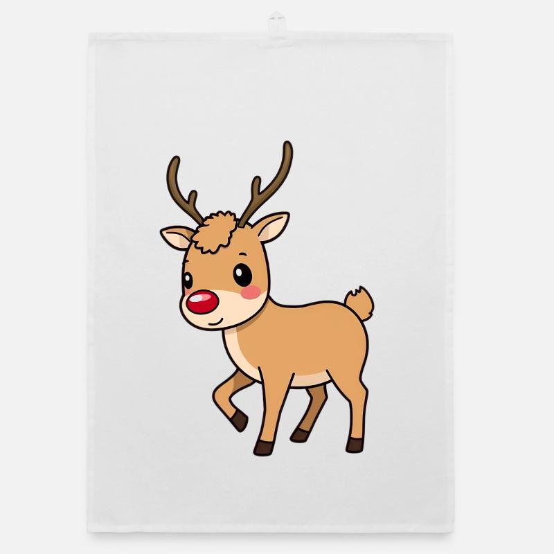Reindeer Organic dish towel