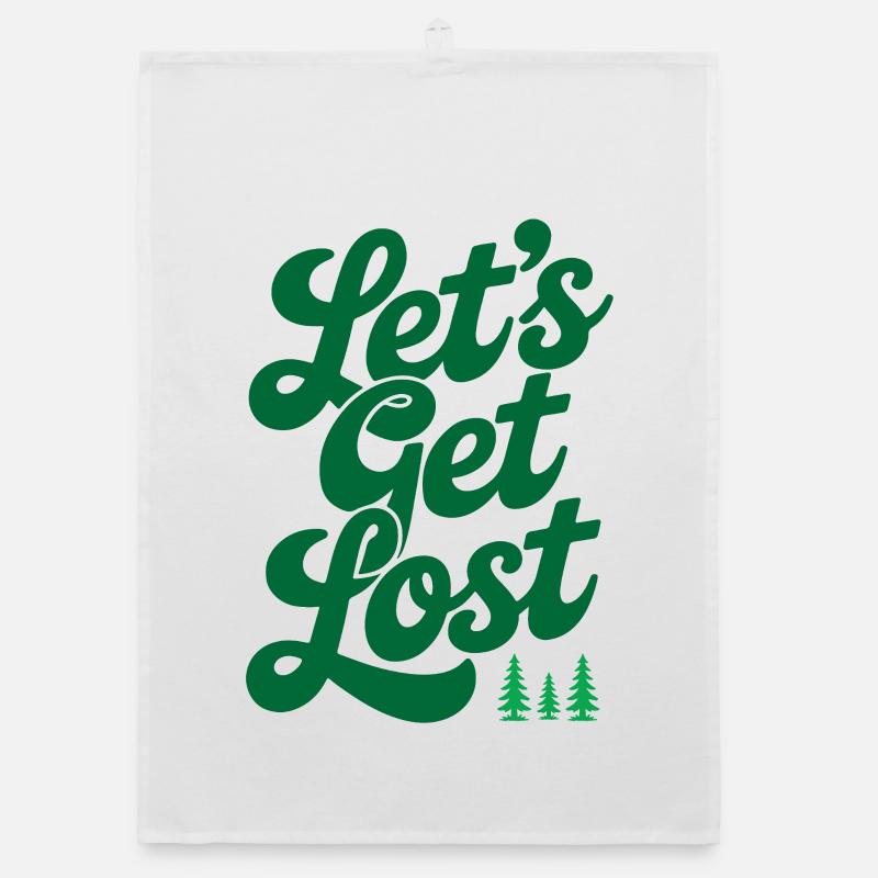 Adventure - Let's Get Lost Organic dish towel