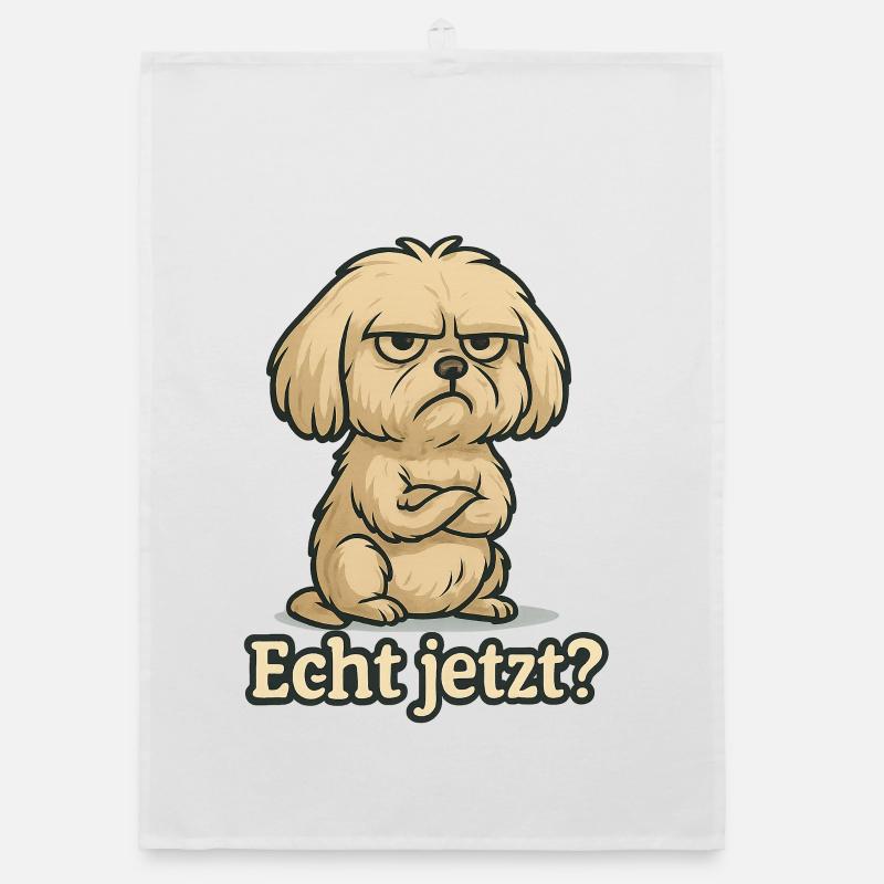 Really? – Annoyed Maltese Organic dish towel