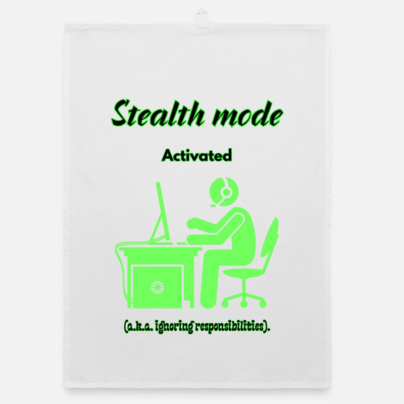 Stealth-Modus aktiv Organic Geschirrtuch