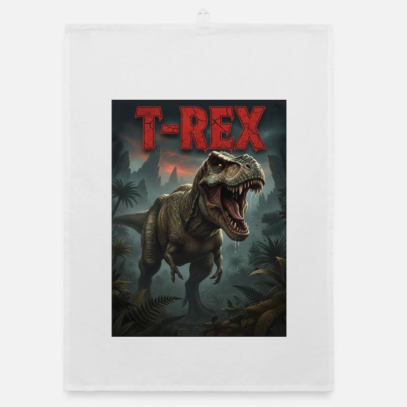 T-Rex Organic dish towel