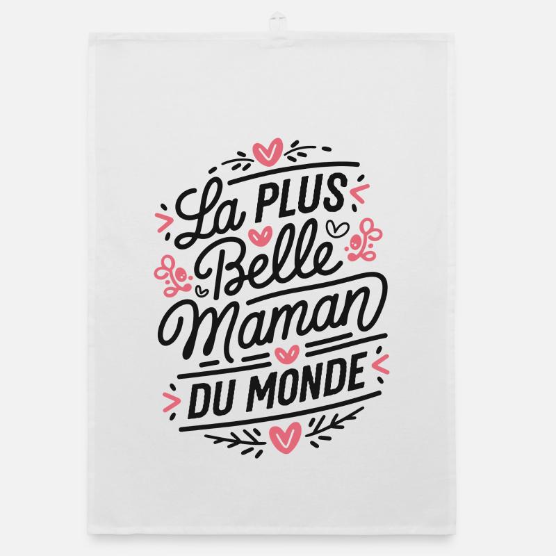 La plus belle Maman du Monde Torchon bio