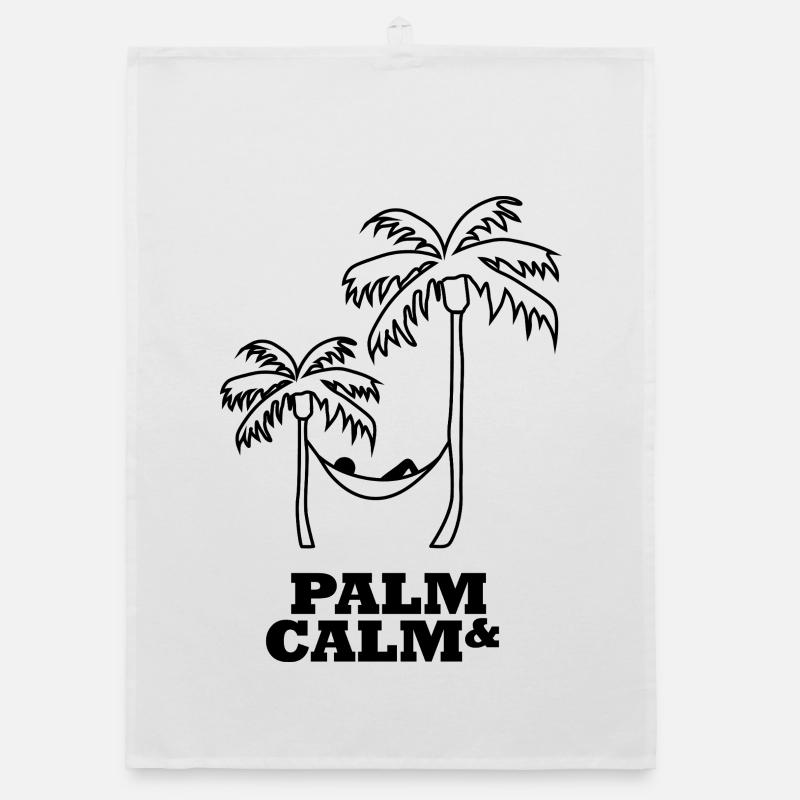 Palm Calm Hamac à baldaquin de palmier Torchon bio