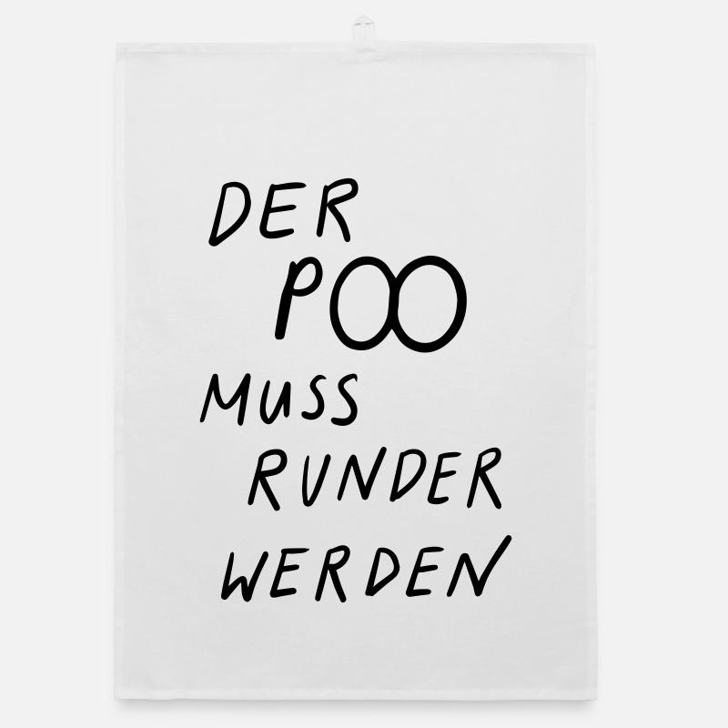 The buttocks must become rounder Organic dish towel