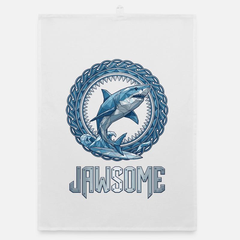 Requin Jawsome Geometric Torchon bio