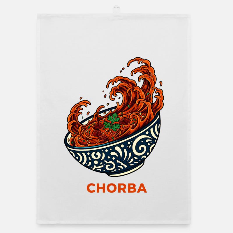 Dynamic Chorba Soup Bowl  Organic dish towel