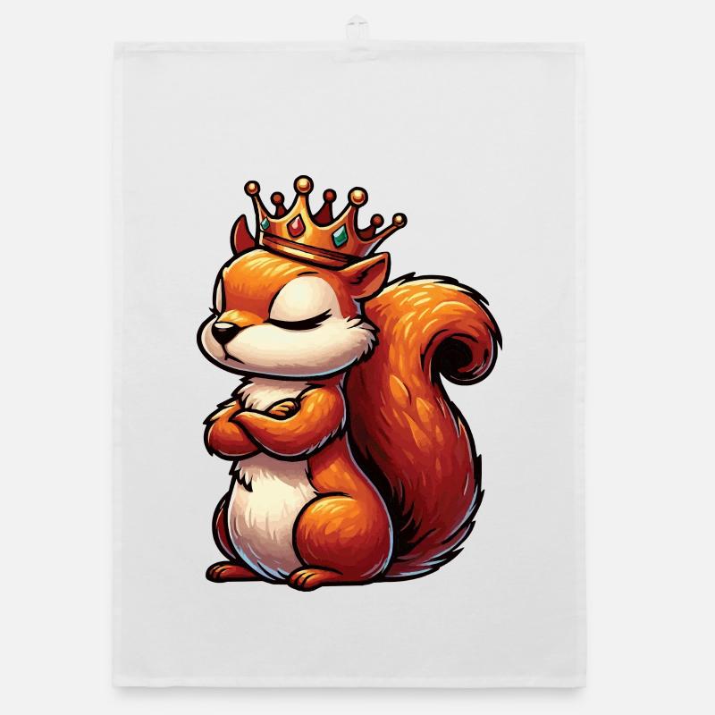Squirrel Squirrel Squirrel Lover Rodent Organic dish towel