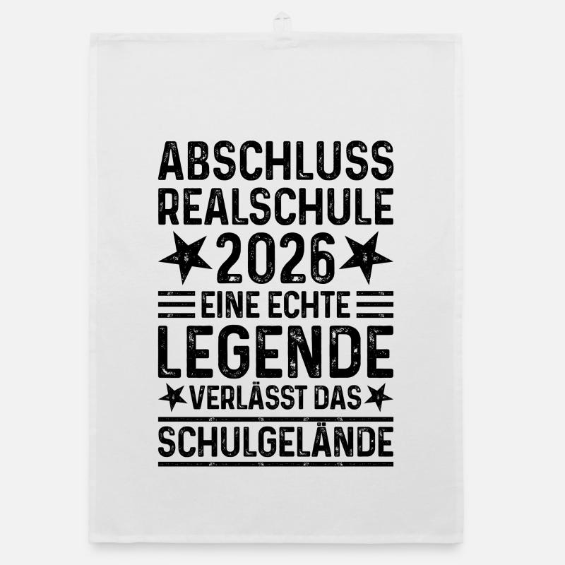 Abschluss 2026 Realschule Realschulabschluss 2026 Organic Geschirrtuch