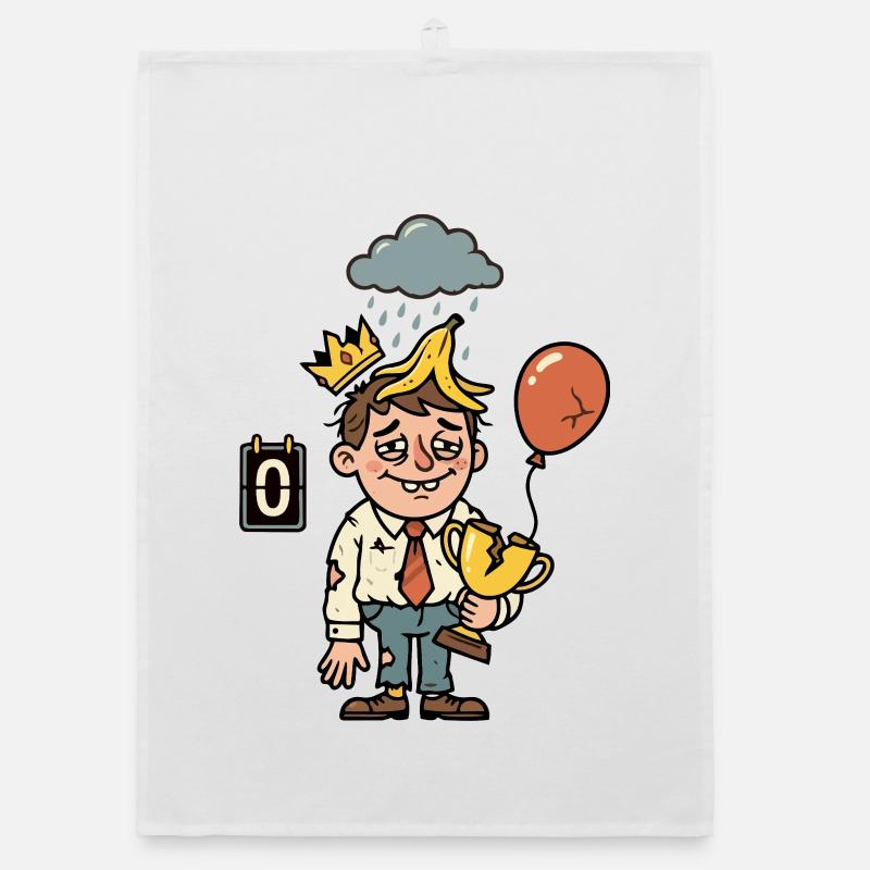 Perdant malchanceux, perdant, perdant inutile Torchon bio