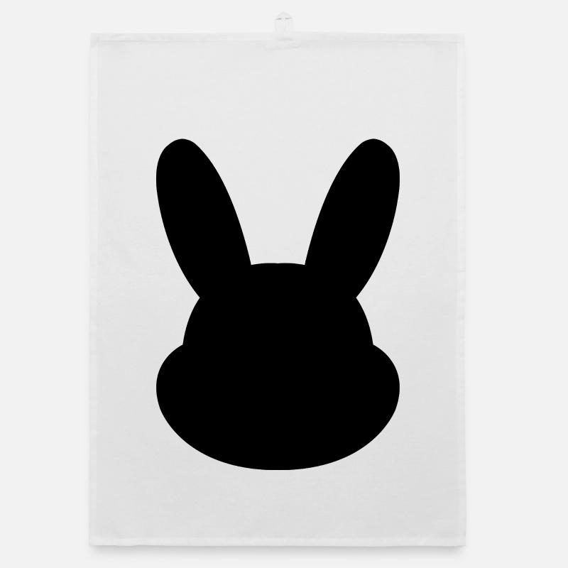 Bunny head Organic dish towel