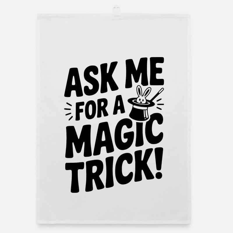 Ask Me For a Magic Trick! Organic dish towel