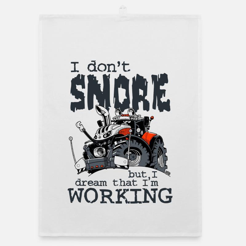 1477_I_dont_Snore-TRACTOR Organic dish towel