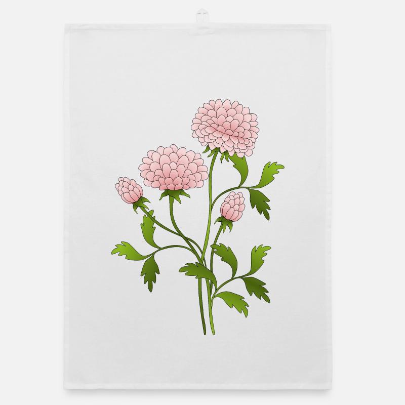 Blumen Organic Geschirrtuch