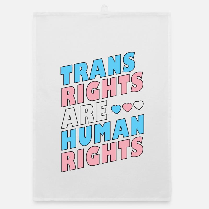 LGBTQ-Pride-Monat – Trans-Rechte sind Menschenrechte Organic Geschirrtuch