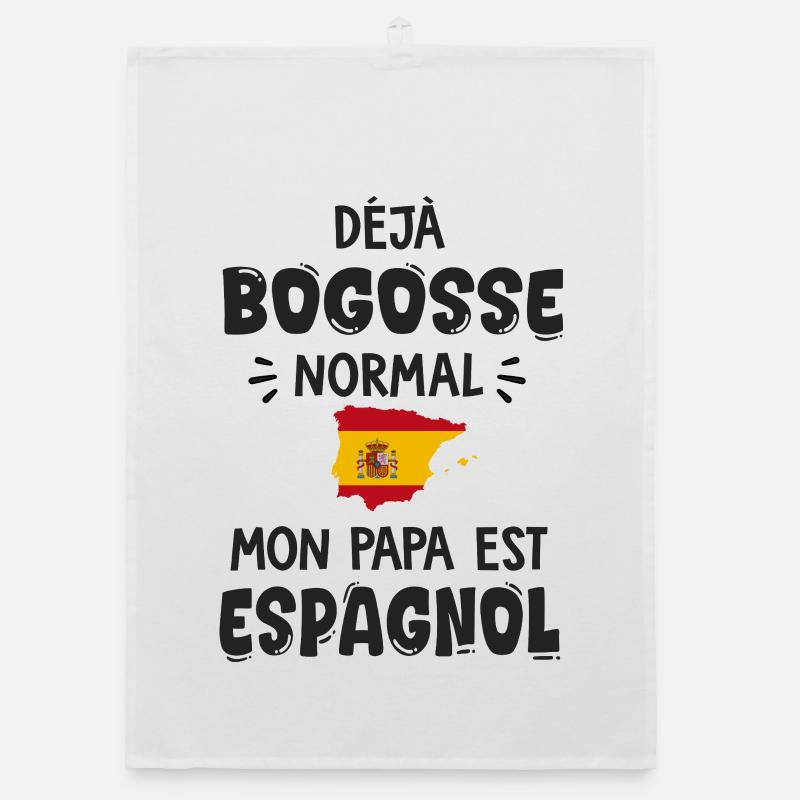 bébé bogosse normal papa espagnol naissance Torchon bio