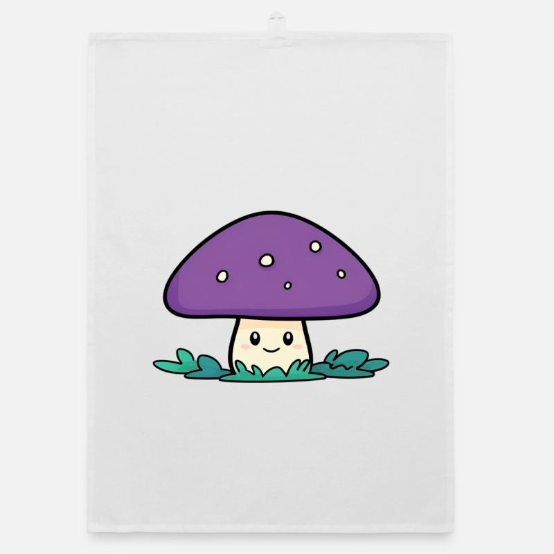 Héros Câlin Champignon Violet Torchon bio