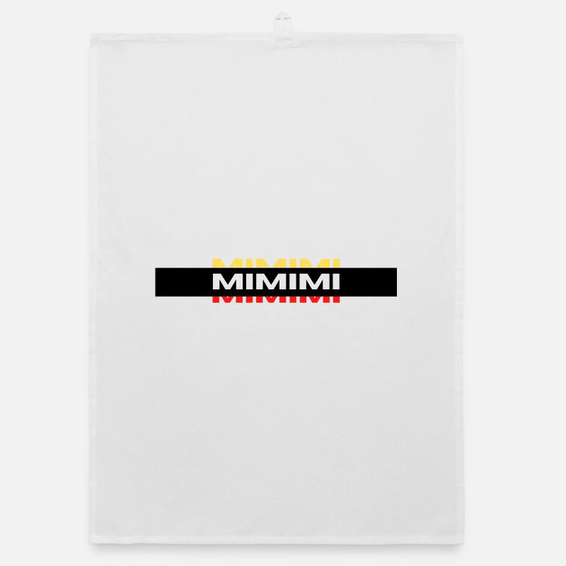 MIMIMI Dreifarbig Logo Organic Geschirrtuch