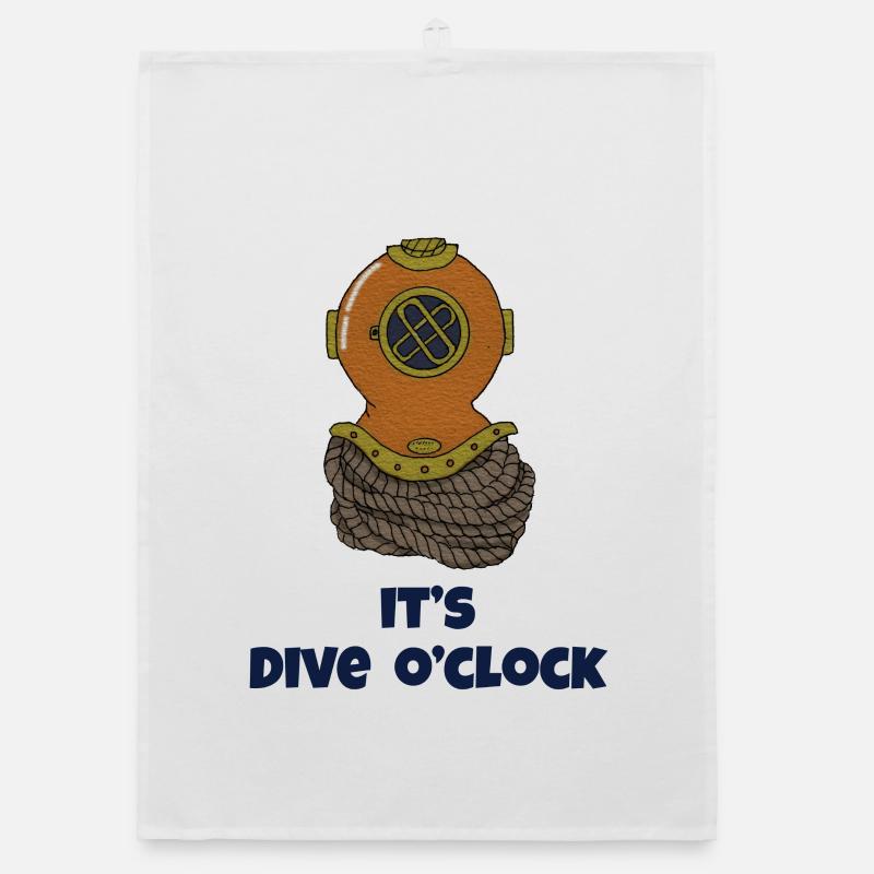 Son casque de plongée Torchon bio