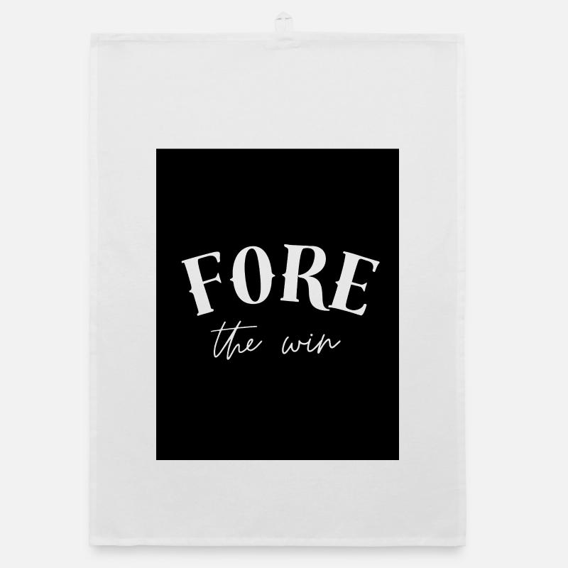 Fore the Win Organic dish towel
