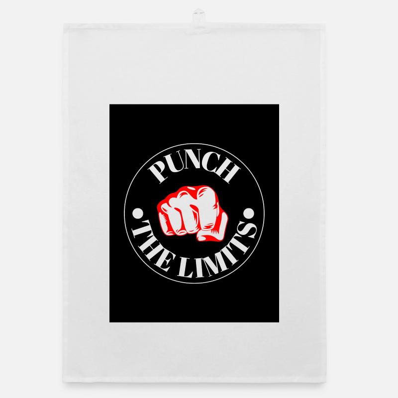 Punch the Limits Emblem Organic dish towel