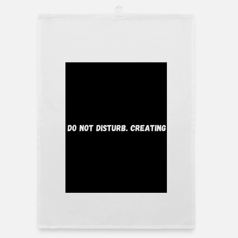 Minimalist Creating Tee Organic dish towel