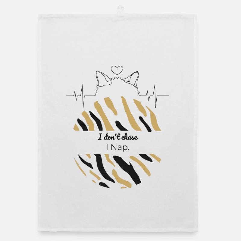 Tiger Stripe Semicircle Organic dish towel