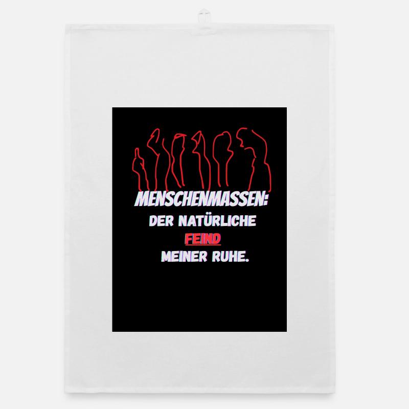 Spruch des Tages Organic Geschirrtuch