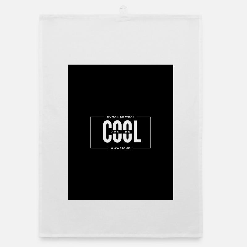 Peu importe la typographie audacieuse et cool Torchon bio