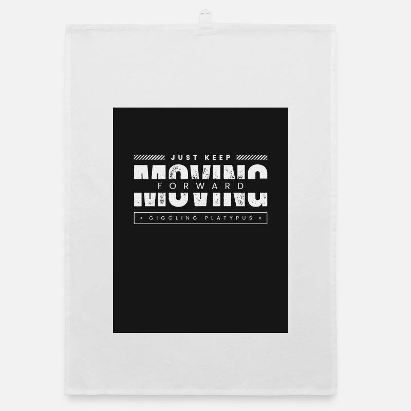 Continue simplement d’avancer, ornithorynque Torchon bio