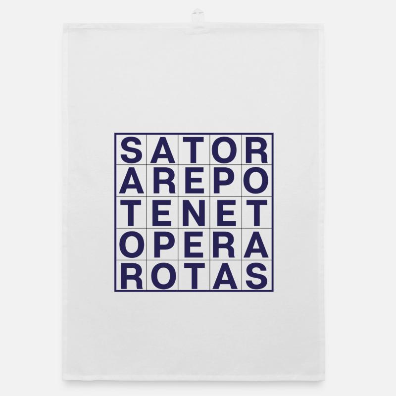 Sator-Rotas - Organic Geschirrtuch - Weiß