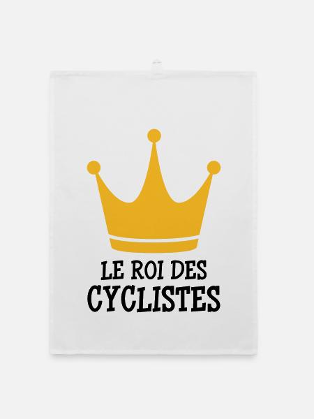 Cyclisme / Cycliste / Vélo / VTT / BMX - Torchon bio - blanc - Devant