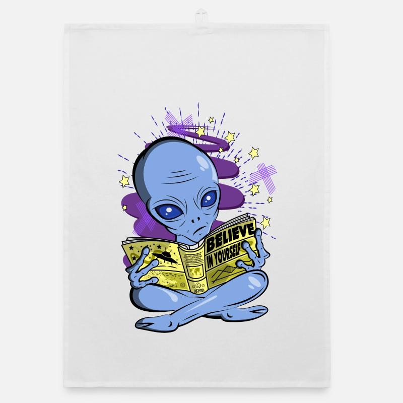 Alien - Croyez en vous Torchon bio