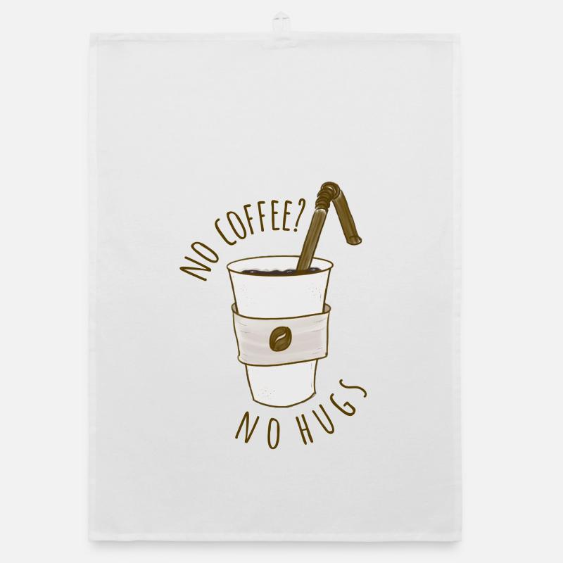 No Coffee? Organic dish towel