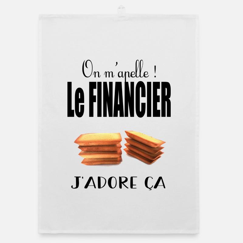 On m'appelle le financier j'adore ça Torchon bio