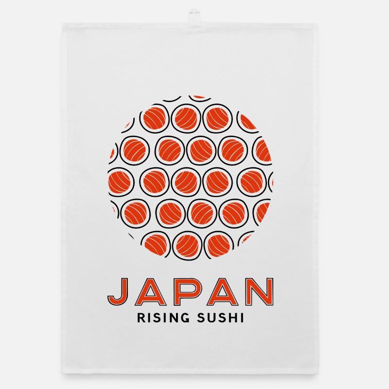 Rising Sushi Organic dish towel