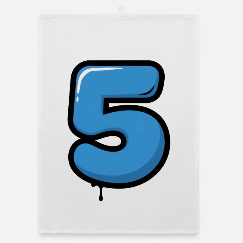 Ballon Drop-5 bleu Torchon bio