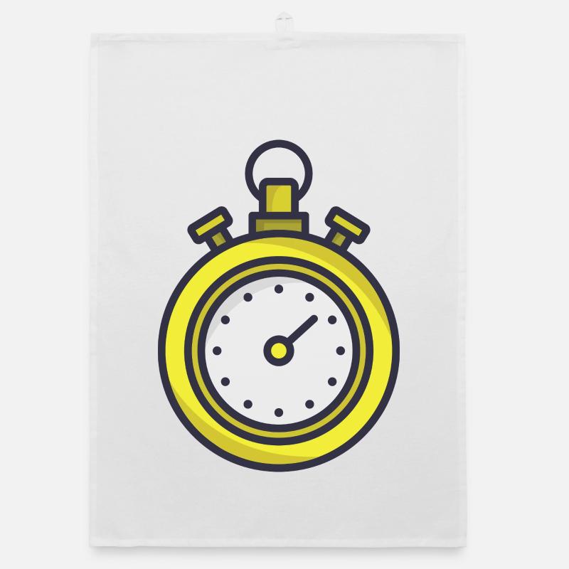 Stopwatch Organic dish towel