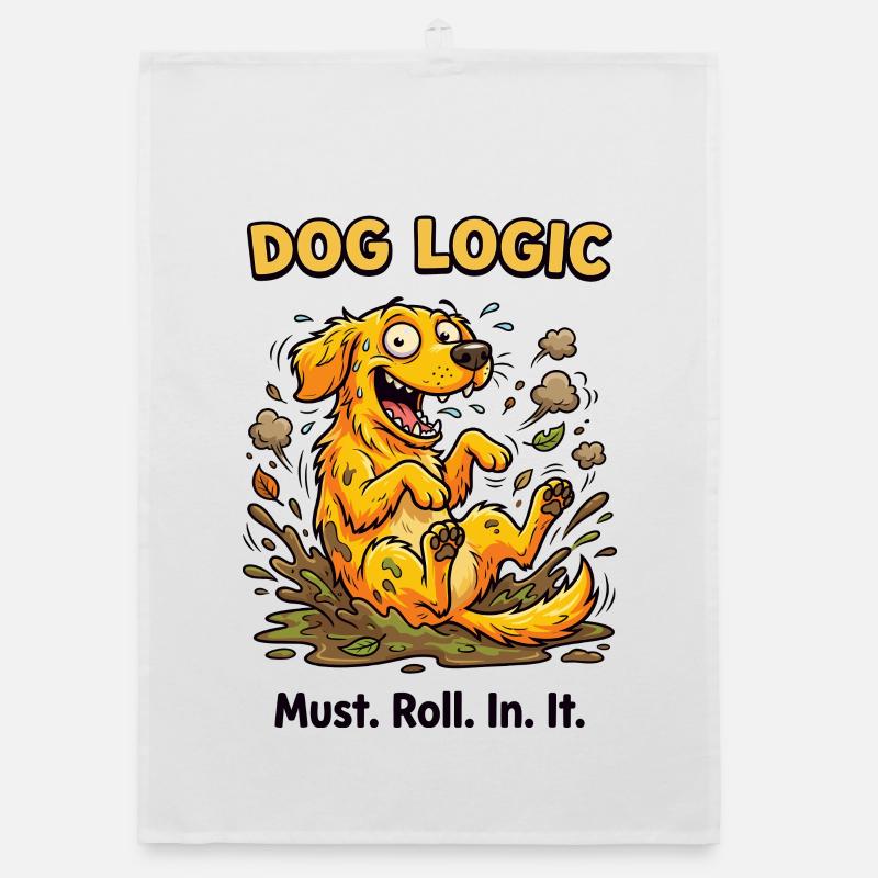 Dog Logic Mud Fun Organic dish towel