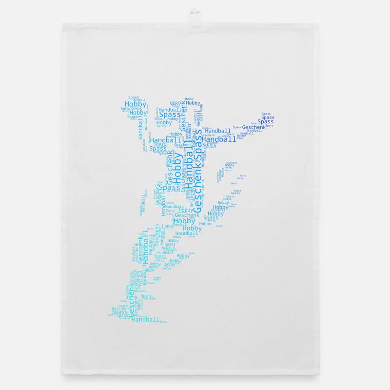 Attention handball fans simple statement for Organic dish towel