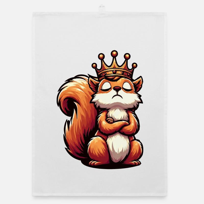 Squirrel Squirrel Squirrel Lover Rodent Organic dish towel