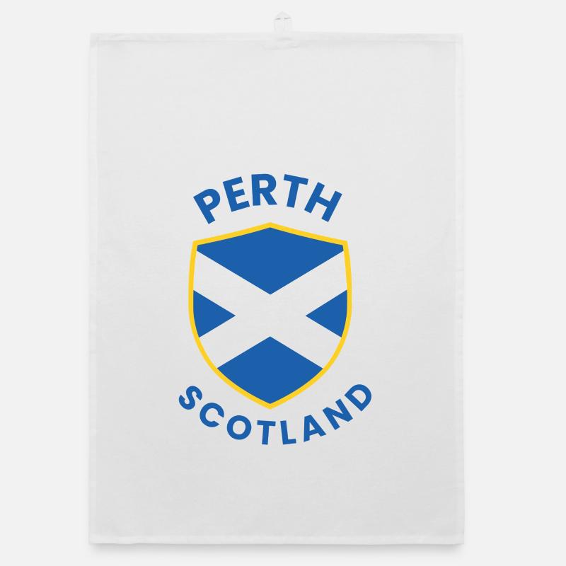Perth Schottlands Wappenschild Organic Geschirrtuch