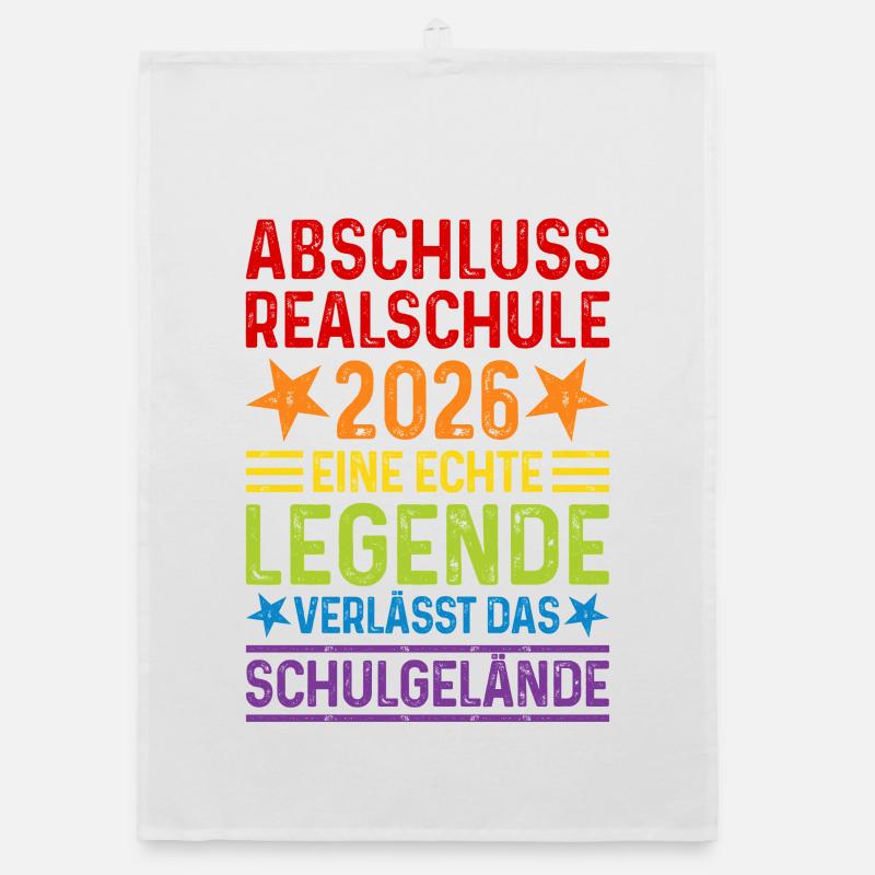 Realschule Abschluss 2026  Organic Geschirrtuch