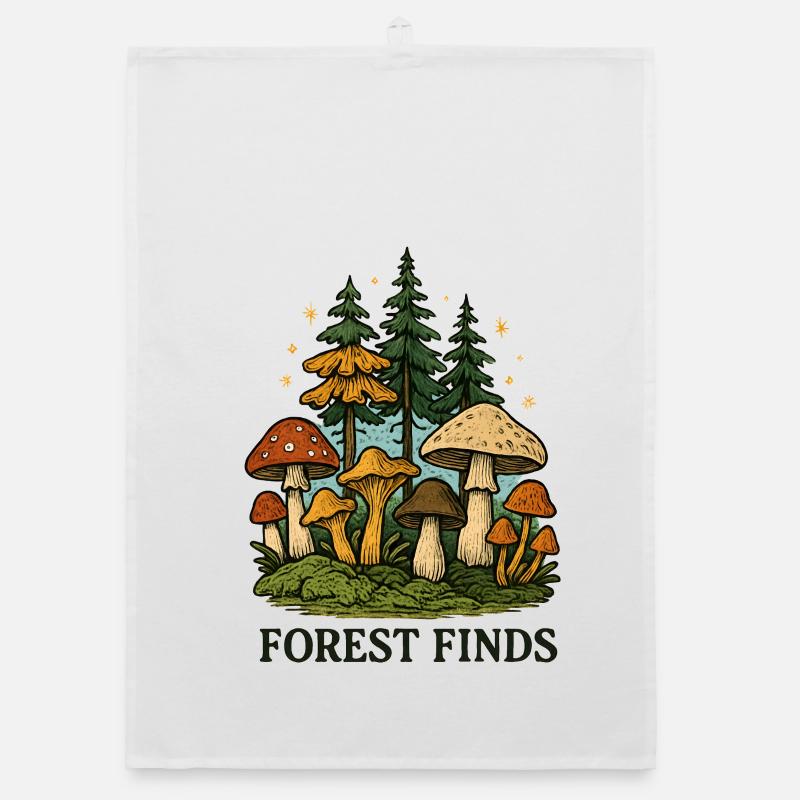 Waldfunds Pilz-Entdeckung Organic Geschirrtuch