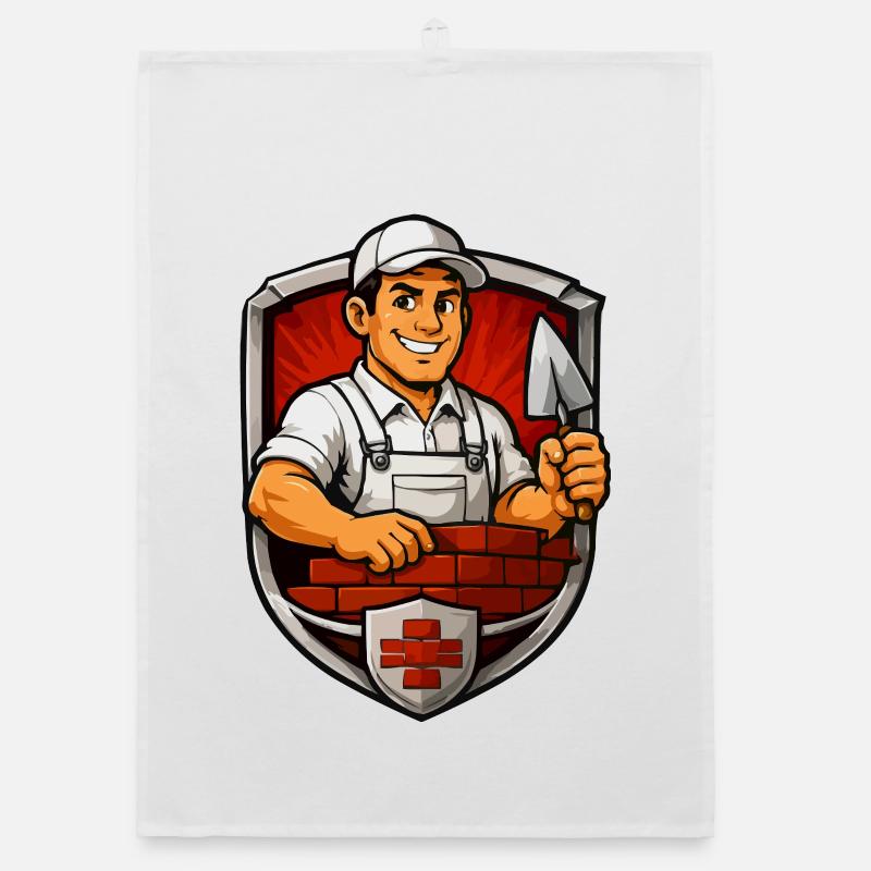 Artisan-blason Franc-maçon Torchon bio