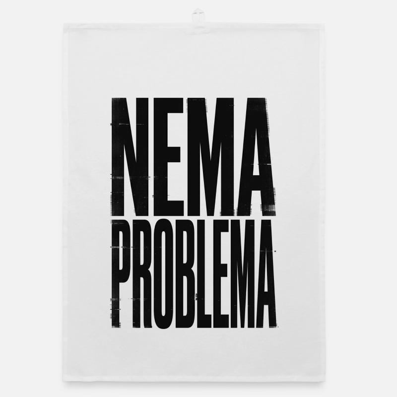 Nema Problema Shirt Lustig Balkan Jugo Geschenk Organic Geschirrtuch