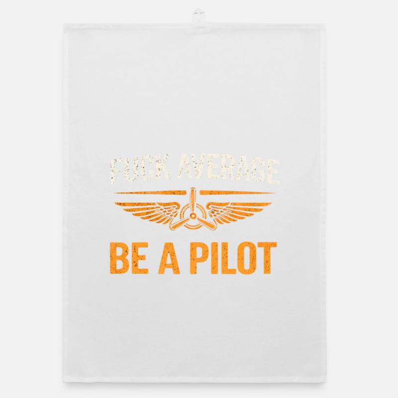Proud pilot – flying with passion Organic dish towel