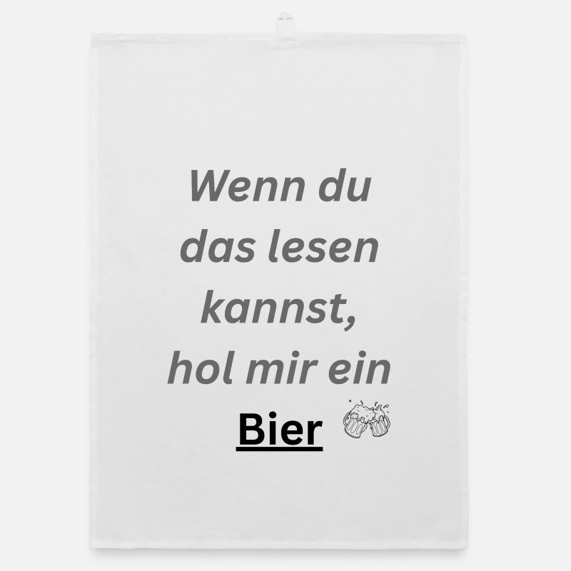 Hol mir Bier Organic Geschirrtuch