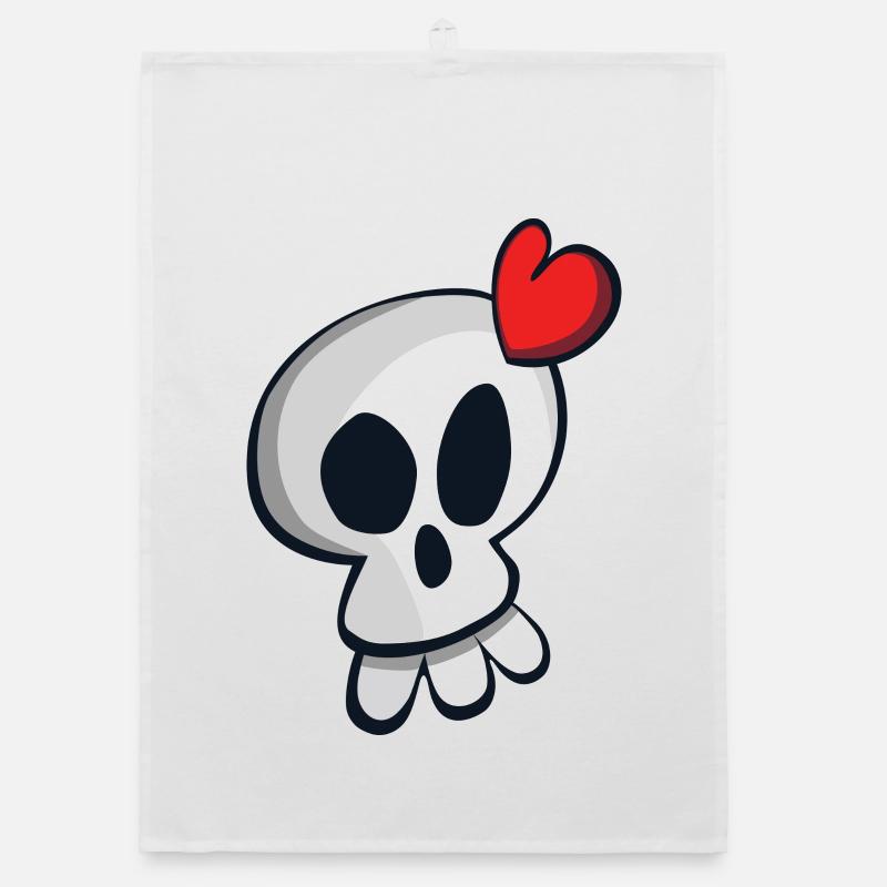 TETE DE MORT Torchon bio