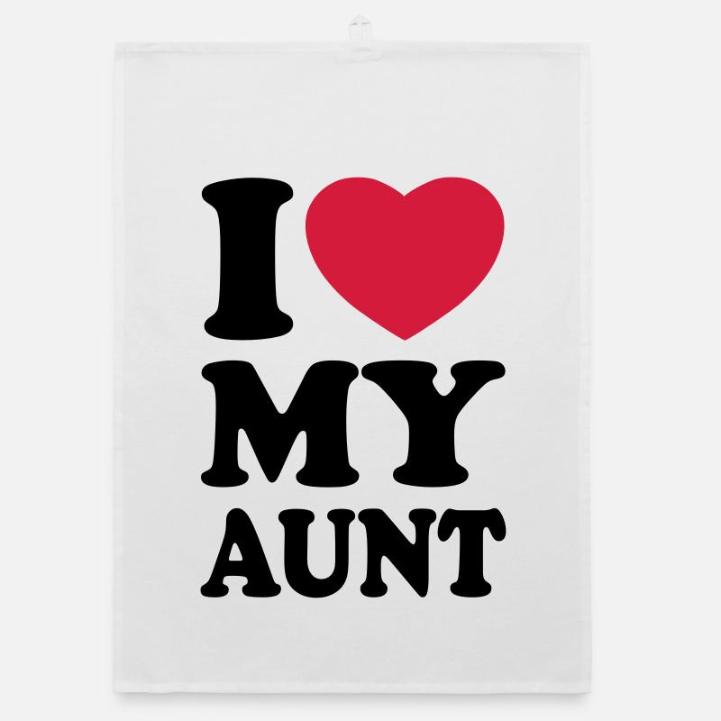 I love my aunt Organic dish towel