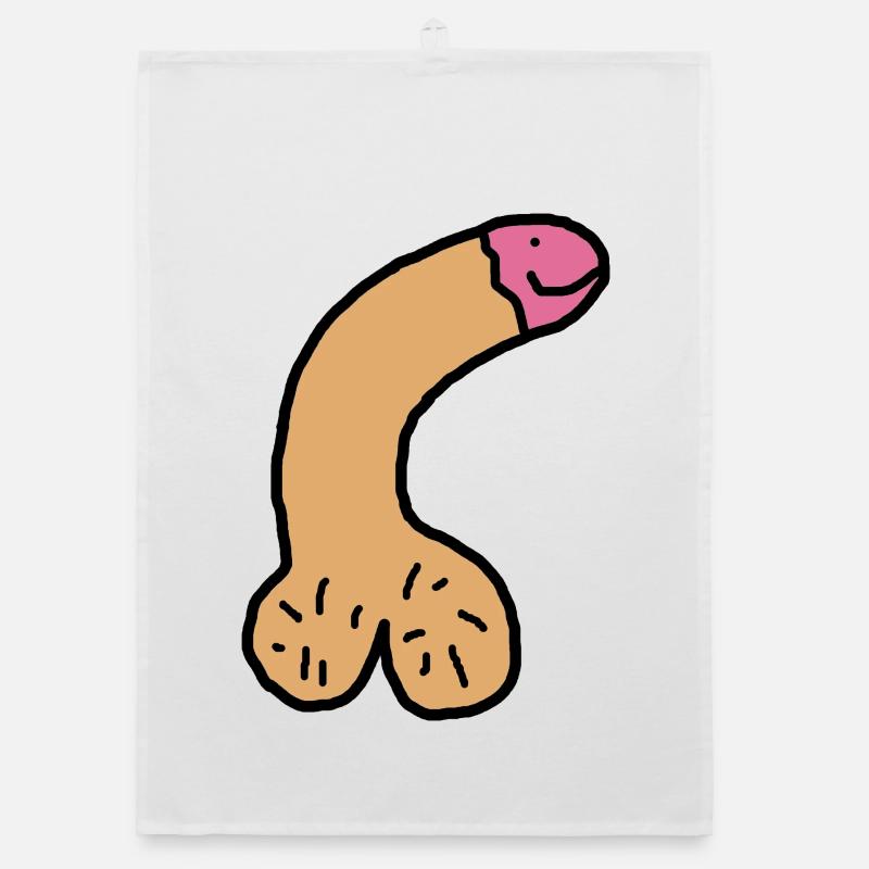 Pénis bite bite cock taille Torchon bio